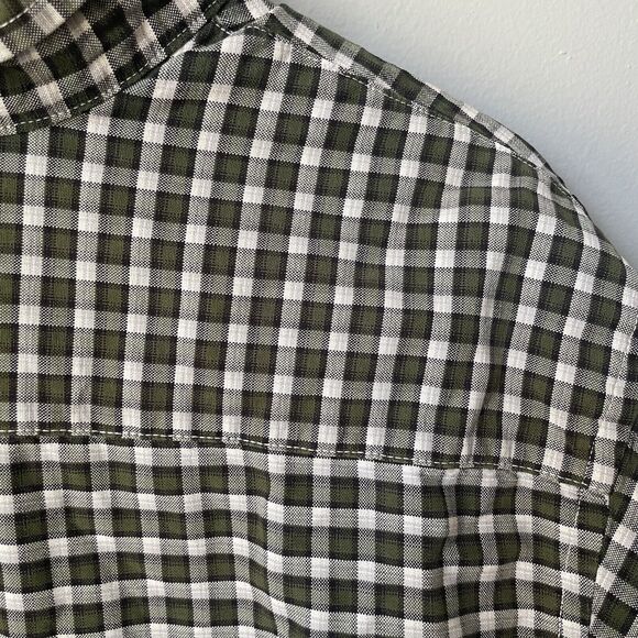 American Eagle Men’s Size Large Plaid Button Up Long Sleeve Shirt 100% Cotton‎ - Picture 10 of 11